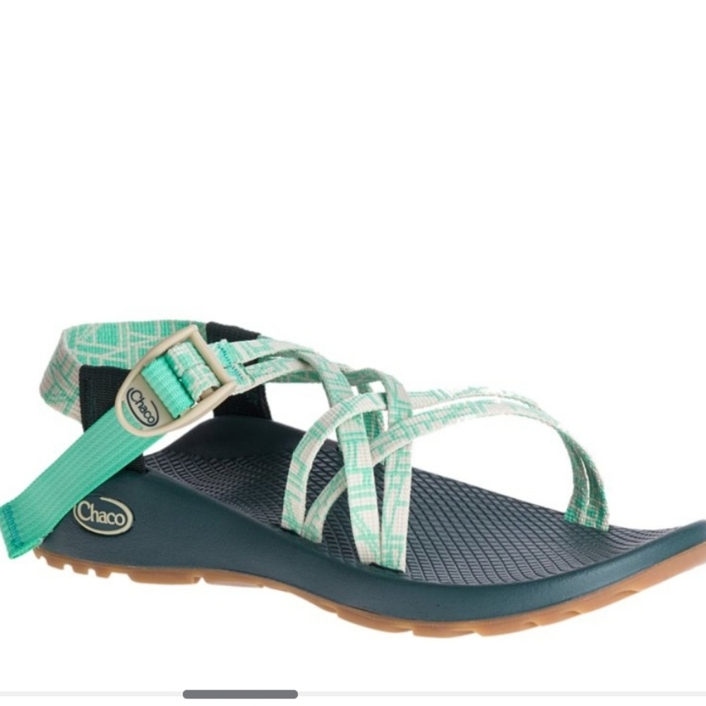 Chaco Women’s ZX double strap Sandal in Mint Green and Teal
